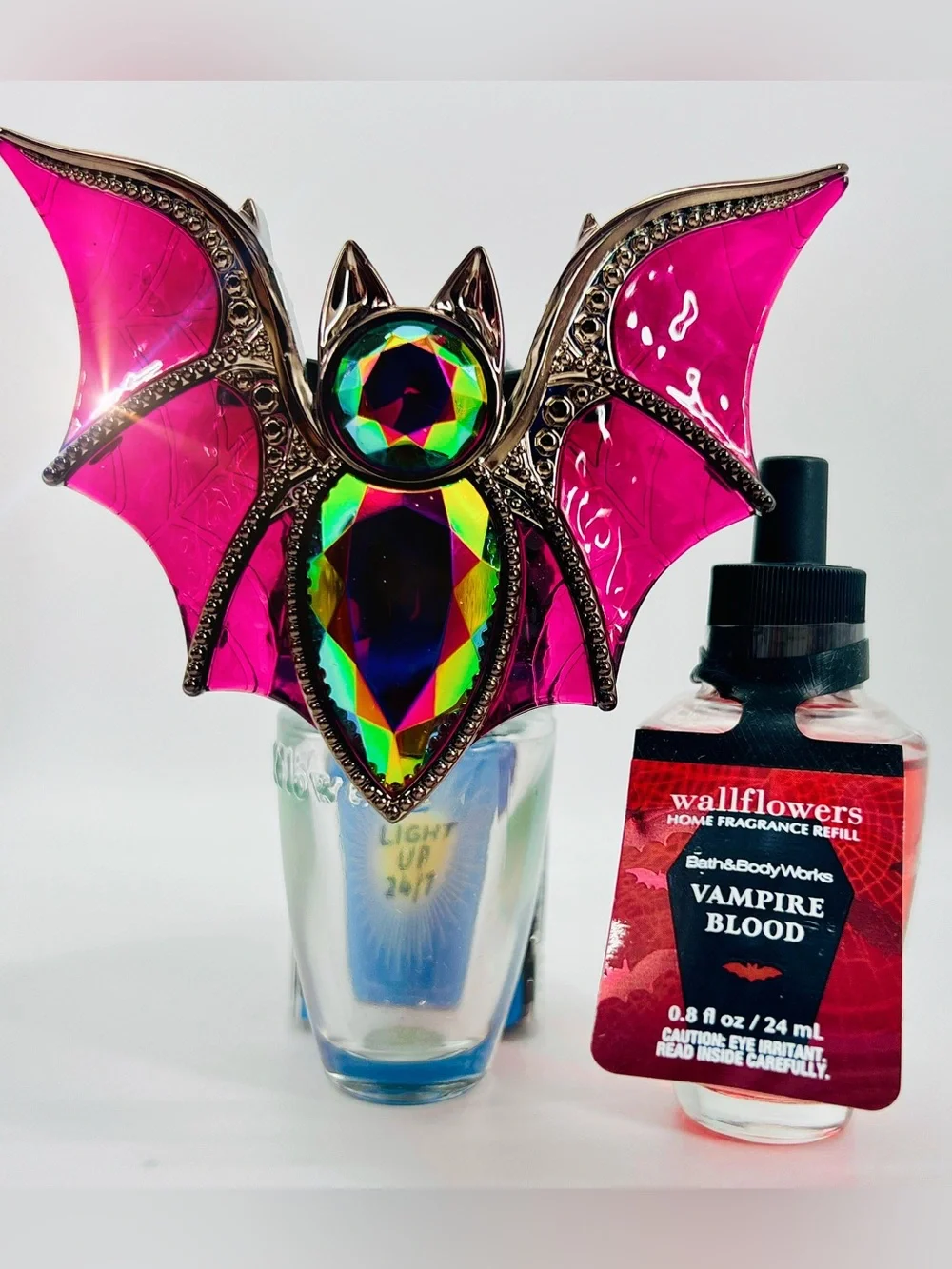 Bath & Body Works Everlasting Magic 5-Pc Set Bejeweled Bat Wallflower Plug